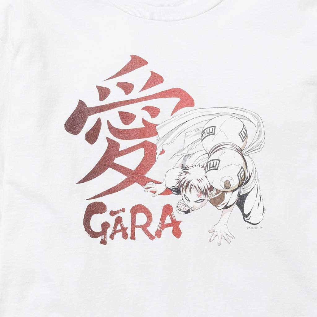 NARUTO | 「GARA」 L/S TEE #WHITE [25SS-FSxNARUTO-02 / FS1699]
