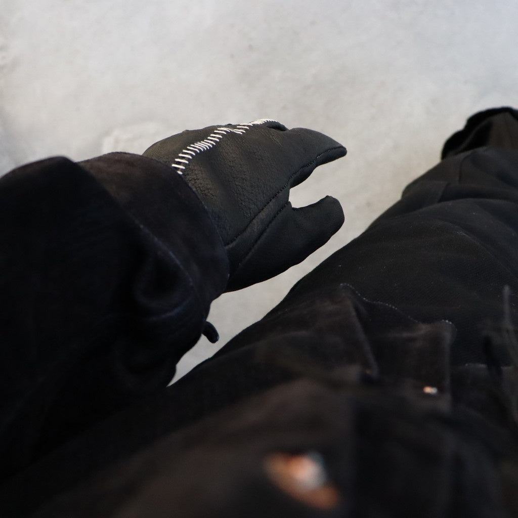 Artisan's Hand-stuffed (VEGETABLE TANNING PIG LEATHER) #BLACK [M-P4-AC2]
