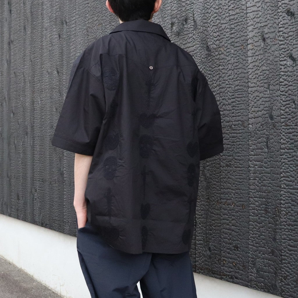Guayabera s/s shirt #black [BV-SH2600610]