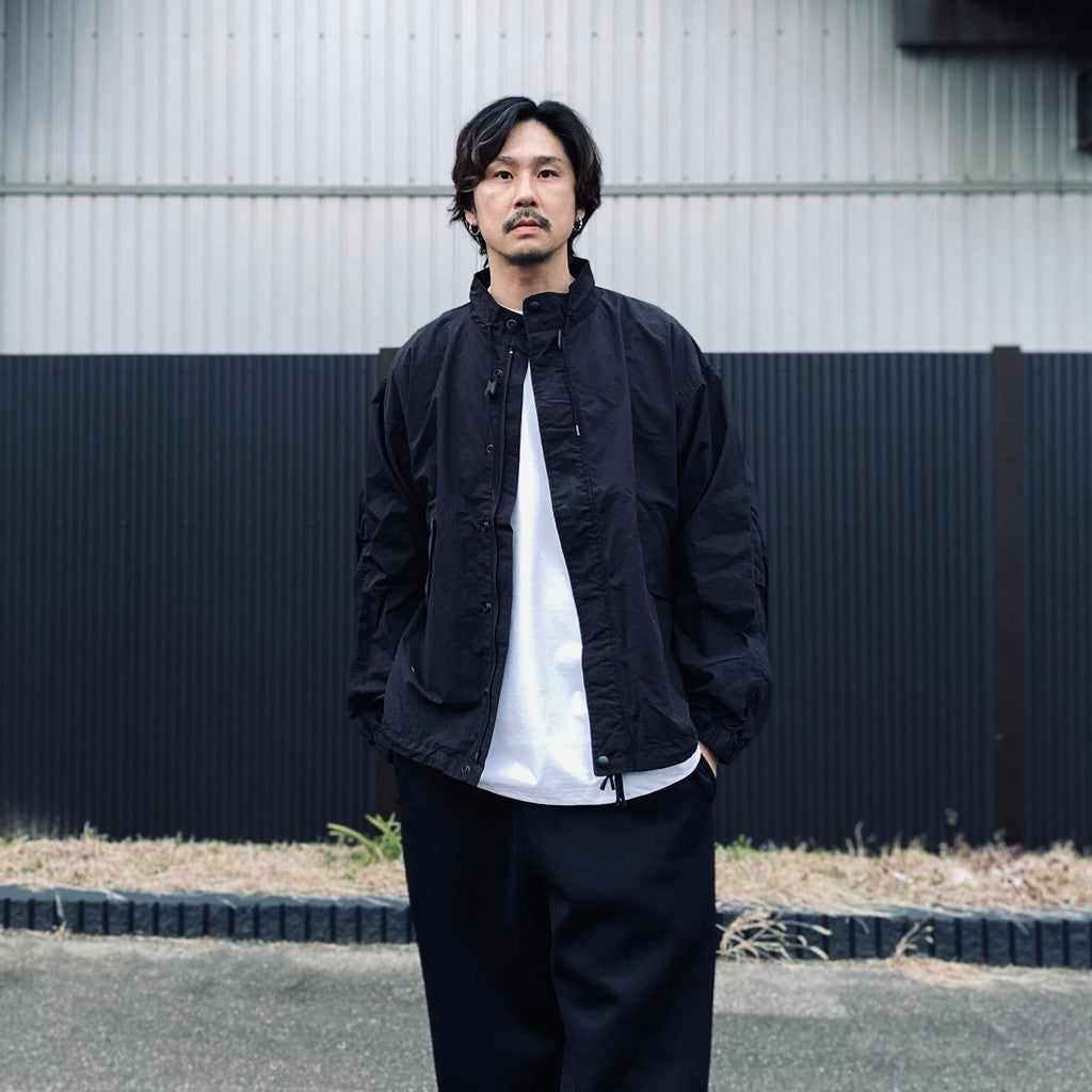 Stand Collar Jacket #Black [SD26S-JK05] – cocorozashi