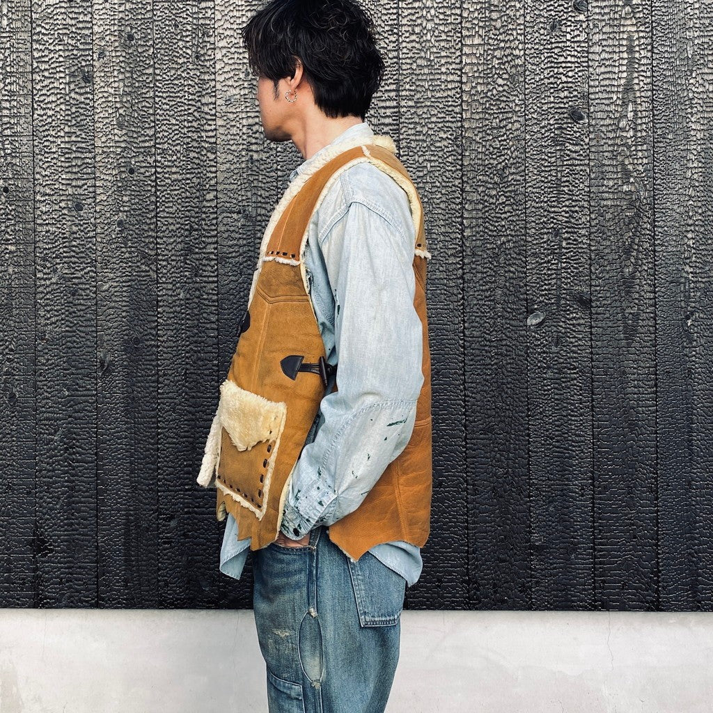 IGLLO MOUTON VEST #CAMEL [RV2601701]