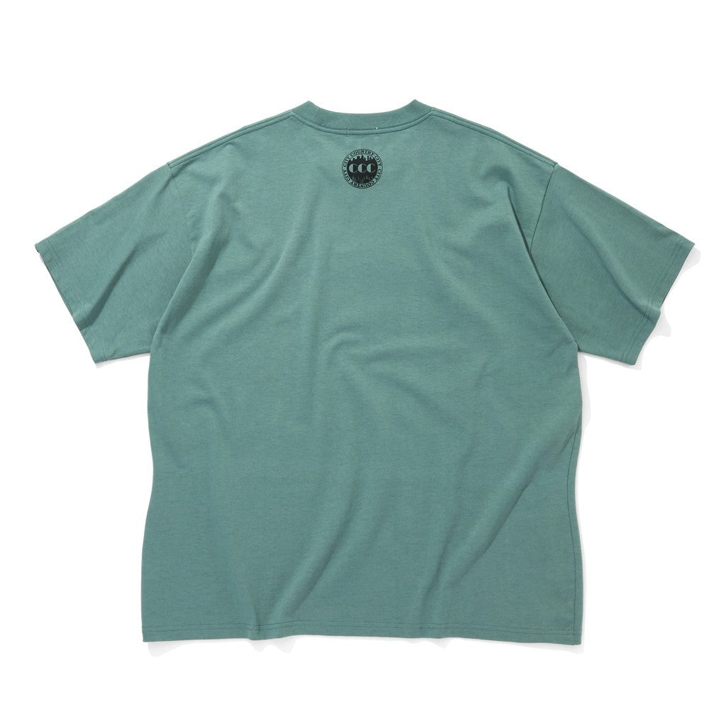 COTTON T-SHIRT_CITY LIGHTS #GREEN [CCC-261T003]