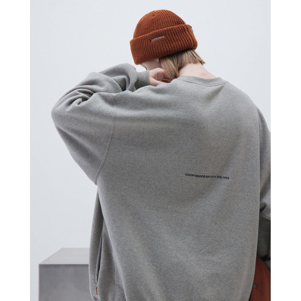 「RE-C01」Ryoiki Exp. 超大圓領毛衣 #M-GRAY [GOOPI-23AW-DEC-03]