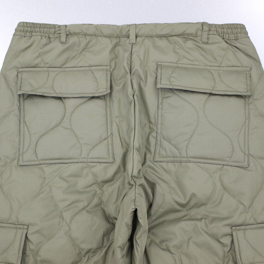 MILITARY CARGO DOWN PANTS #D-OLIVE [TAION-132ML-1]