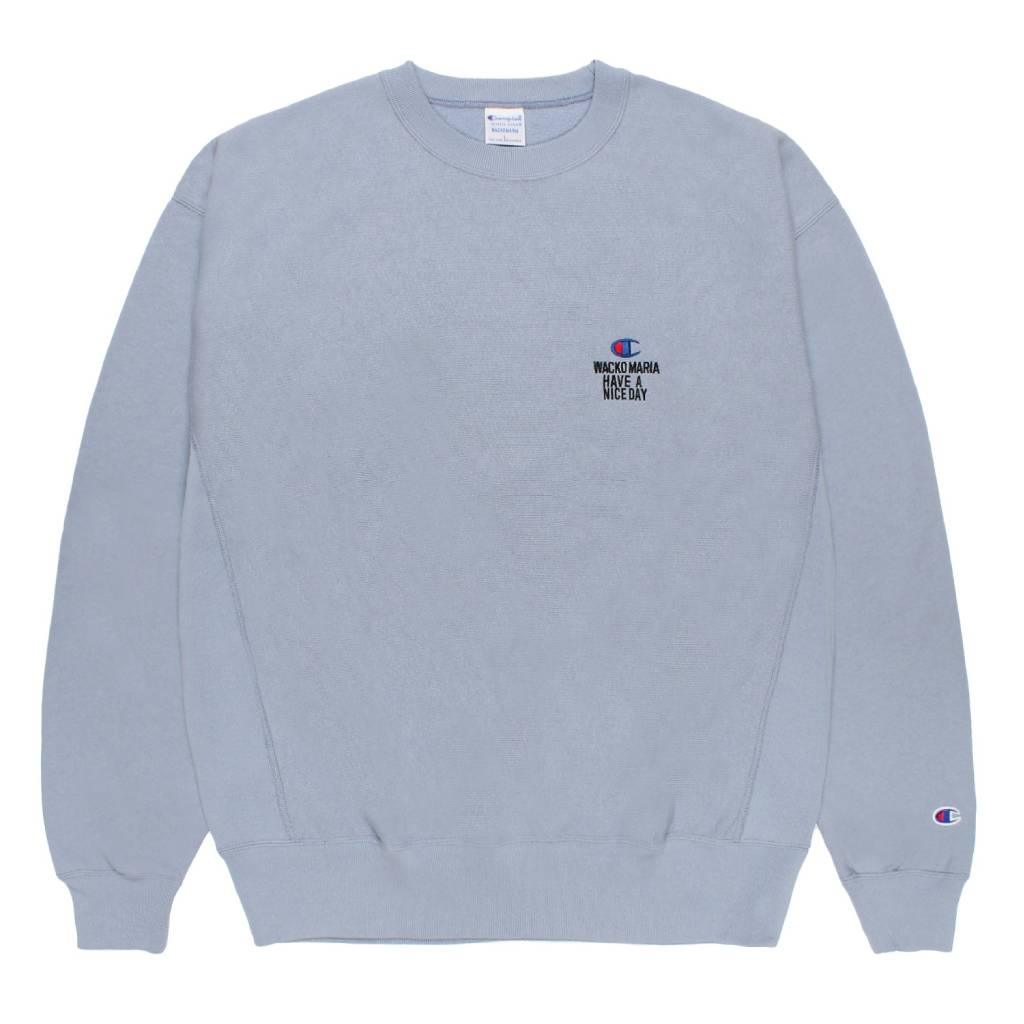 CHAMPION | REVERSE WEAVE CREW NECK SWEAT SHIRT #L-BLUE [26FW-WMC-CP04]