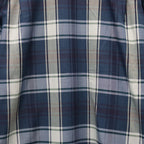 TECH SPORTS OPEN COLLAR SHIRT L/S BIG TARTAN #NAVY [BE-81026W]