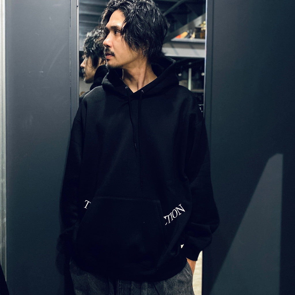 STRAIGHT UP HOODIE #BLACK [FW23-SW03]
