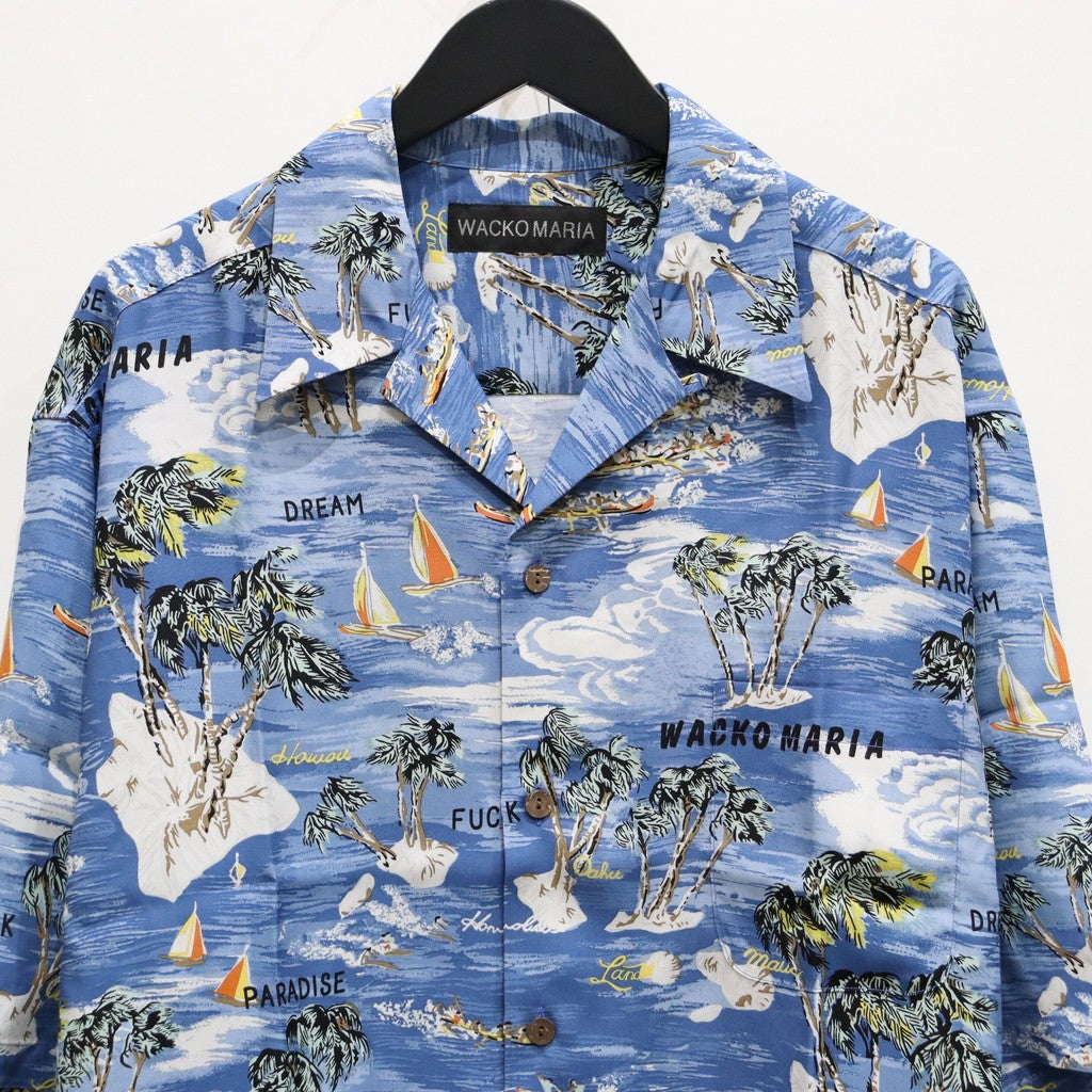 HAWAIIAN SHIRT S/S #BLUE [25SSE-WMS-HI04]