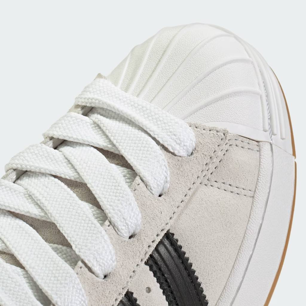 SUPERSTAR ST #クリスタルホワイト/コアブラック/ガム [KI3511]