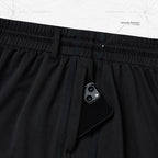 "Rve-S3" Riverside Track Shorts #純黑色 [GOOPI-24SS-AUG-04]