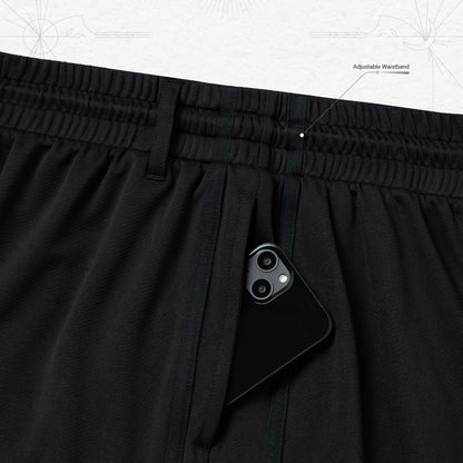 「Rve-S3」 Riverside Track Shorts #PURE BLACK [GOOPI-24SS-AUG-04]