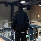 TECH SWEAT SNAP PULLOVER #BLACK [BE-53024W]