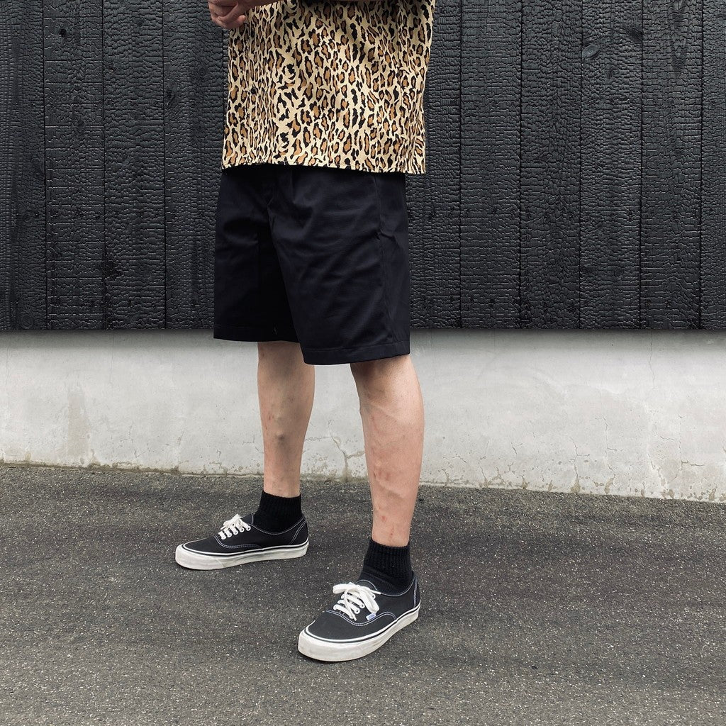 DICKIES | PLEATED SHORT TROUSERS #BLACK [26SS-WMP-DC02]