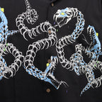 HAWAIIAN SHIRT L/S ( TYPE-4 ) #BLACK [25FW-WMS-HI04]