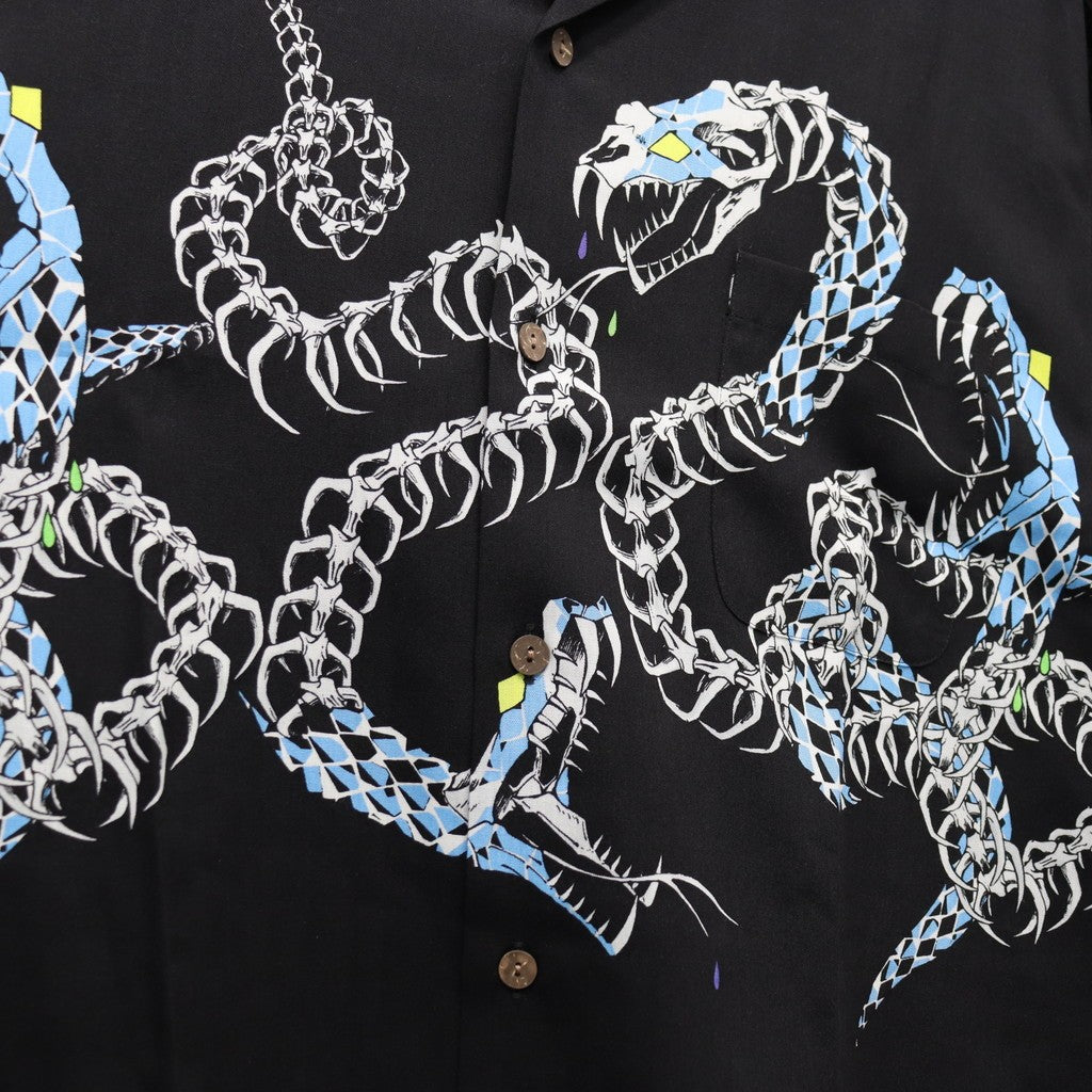 HAWAIIAN SHIRT L/S ( TYPE-4 ) #BLACK [25FW-WMS-HI04]