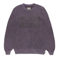 WASHED MIDDLE WEIGHT CREW NECK SWEAT SHIRT #PURPLE [26SS-WMC-SS06]