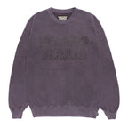 WASHED MIDDLE WEIGHT CREW NECK SWEAT SHIRT #PURPLE [26SS-WMC-SS06]