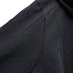 LIGHT FLEECE ZIP HOODED LENS SWEATSHIRT #BLACK 999 [20CMSS081A-002246G]