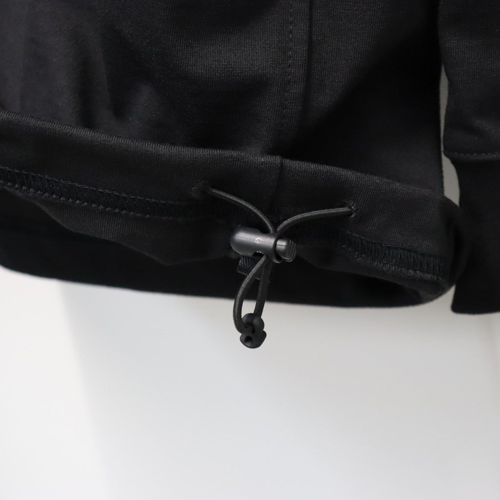 TECH DRAWSTRING TEE L/S #BLACK [BE-31026W]