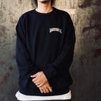 TIM LEHI | CREW NECK SWEAT SHIRT ( TYPE-1 ) #BLACK [25FW-WMC-SS10]