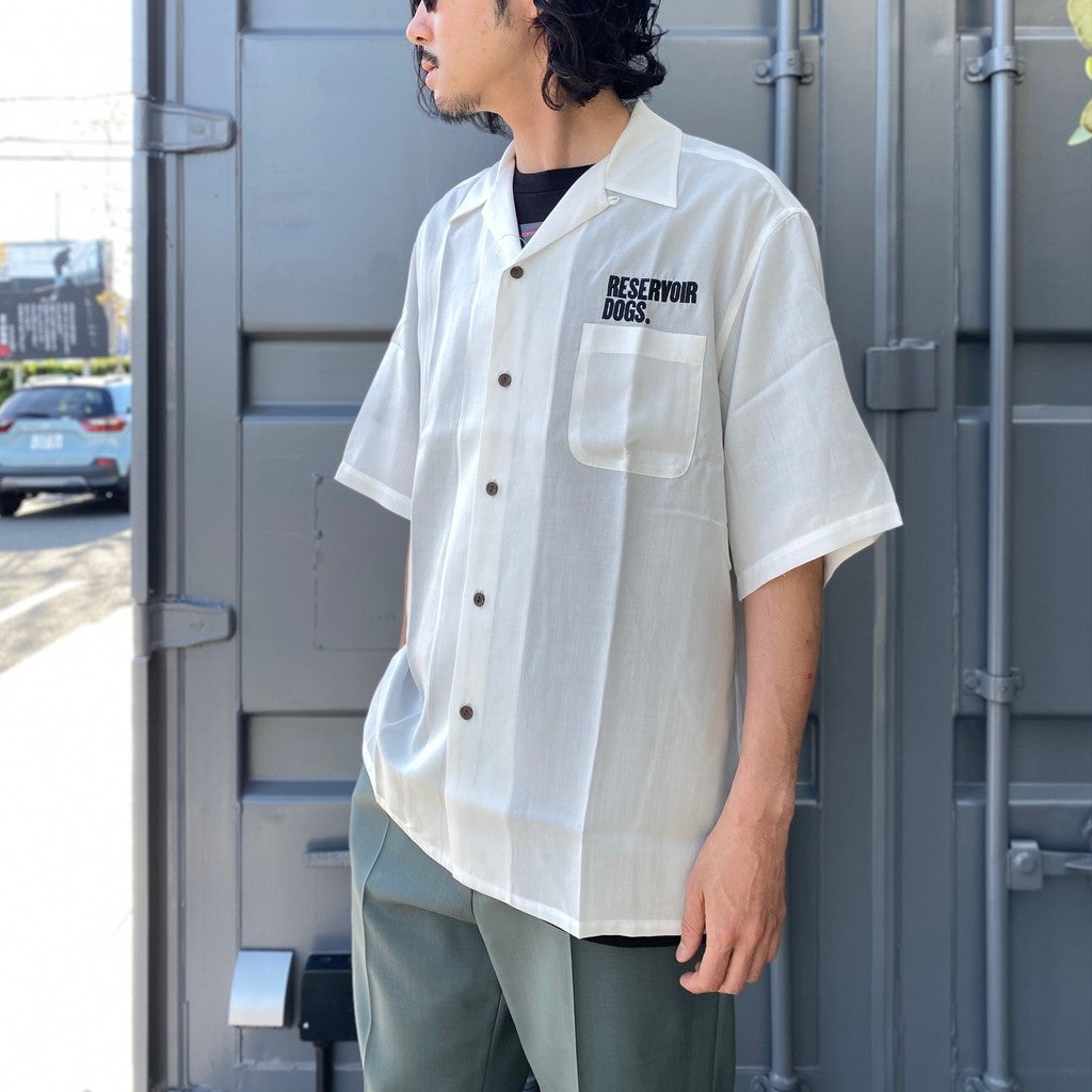RESERVOIR DOGS | S/S HAWAIIAN SHIRT -TYPE 1- #WHITE [RD-WM-HI01]