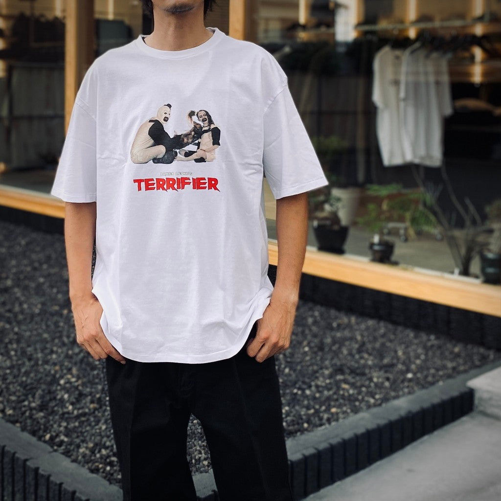 TERRIFIER | 水洗重磅圓領T卹（第3種）#白色 [TERRIFIER-WM-WT03]