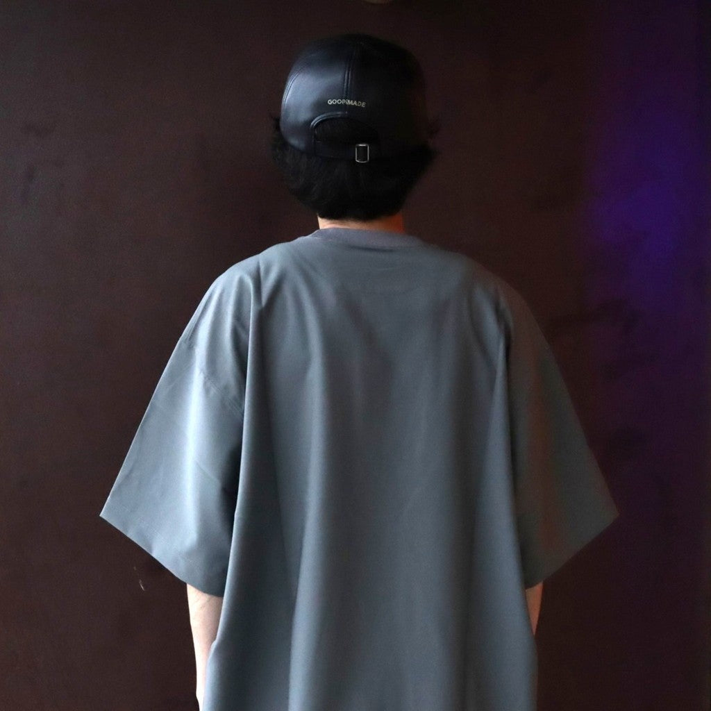 EX-9 GOOPiMADE Faux-Leather Cap #Black [GOOPI-26SS-JUL-04]