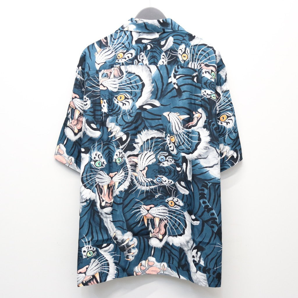 TIM LEHI | HAWAIIAN SHIRT S/S ( TYPE-2 ) #BLUE [26SSE-WMS-HI02