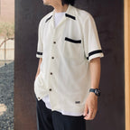 KNIT SHIRT ( TYPE-2 ) #WHITE [26SS-WMK-KN02]