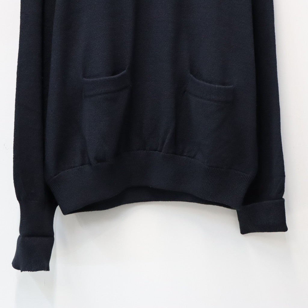 TECH KNIT CREW L/S Brewed Protein #NAVY [BE-70026W]