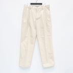 DOUBLE PLEATED CHINO TROUSERS #L-BEIGE [25SS-WMP-PT13]