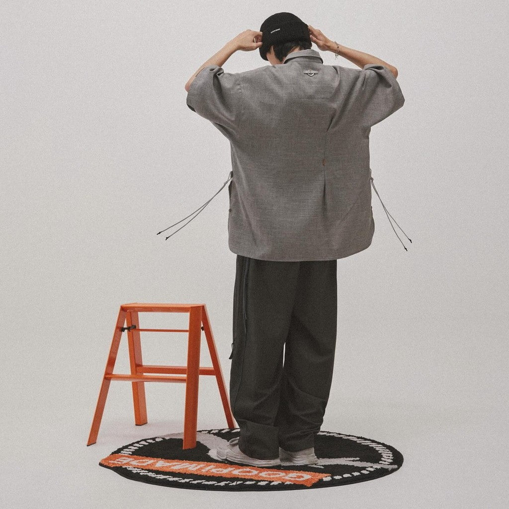 「GNV-S1」 SOFTBOX Oversized Strap Shirt #PADDY [GOOPI-24SS-APR-03]