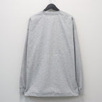 TECH DRAWSTRING TEE L/S #HEATHER GRAY [BE-31026W]