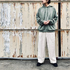 麂皮寬鬆褲 #象牙色 [FW25-B12]