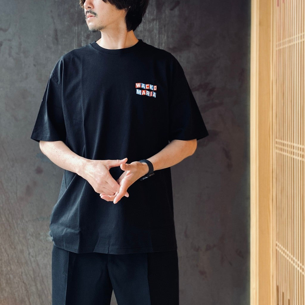 WASHED HEAVY WEIGHT CREW NECK T-SHIRT ( TYPE-10 ) #BLACK [26SS-WMT-WT11]