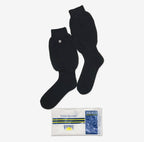 WHIMSY | Logo Socks(LOOSE FIT) #PURE BLACK [M-P1-XW1]
