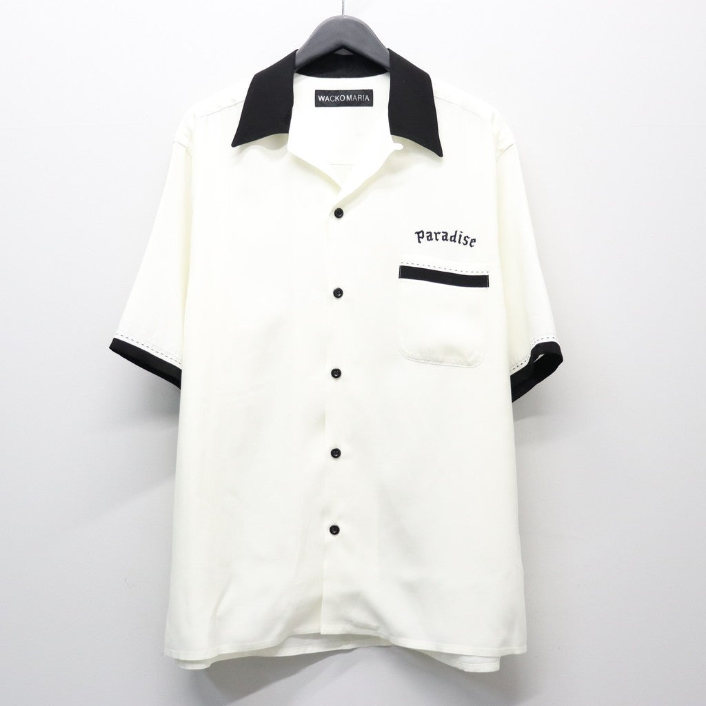 SWITCHING SHIRT S/S ( TYPE-2 ) #WHITE [26SS-WMS-OC08]