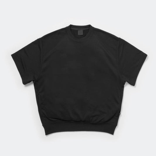 TECH SWEAT CREW S/S #BLACK [BE-51025]