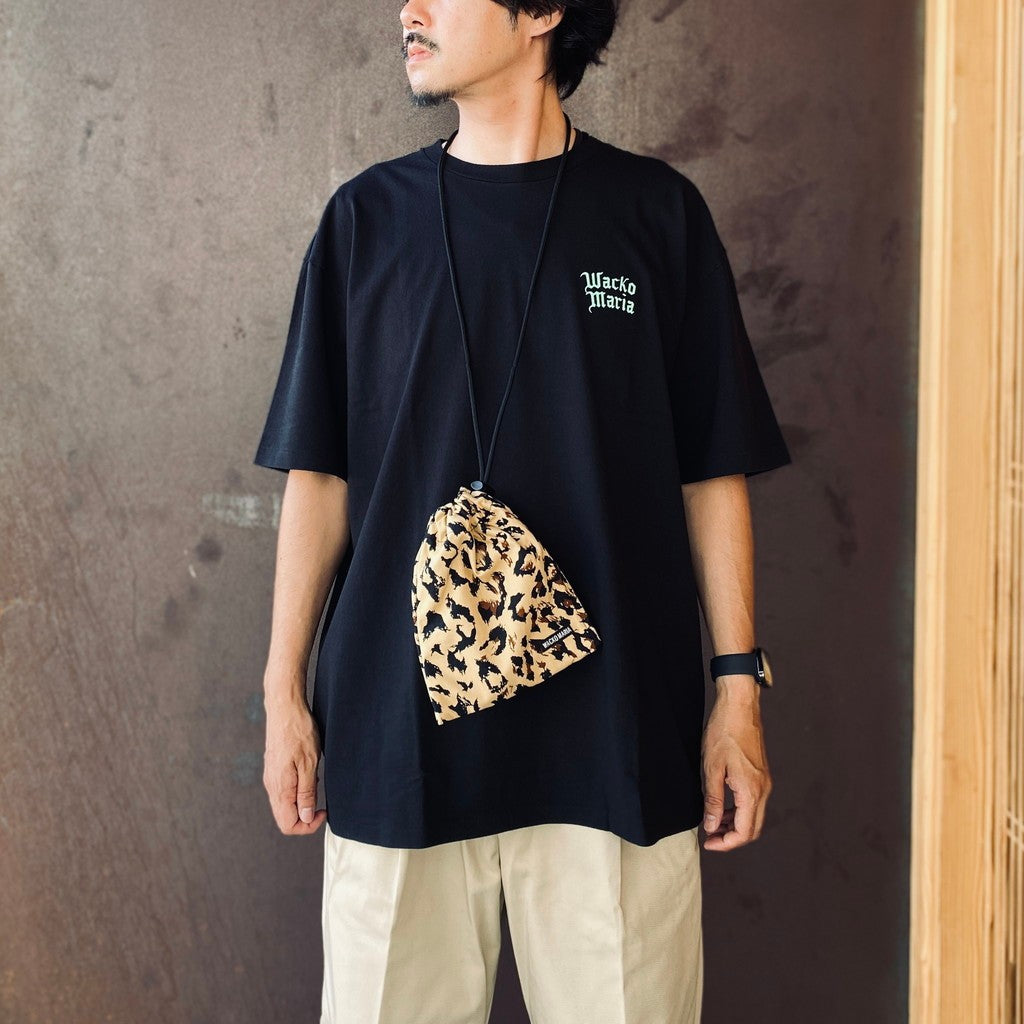 LEOPARD SHOULDER POUCH #BEIGE [26FWE-WMA-BG02]