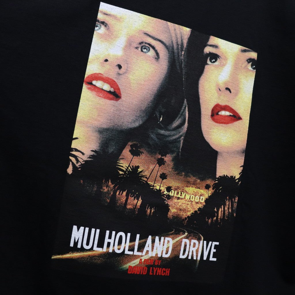 MULHOLLAND DRIVE | WASHED HEAVY WEIGHT CREW NECK T-SHIRT ( TYPE-1 ) #BLACK [MD-WM-WT01]