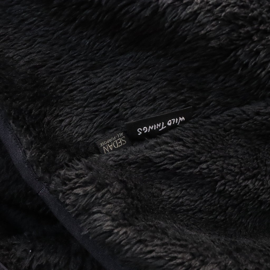 Wild Things | Shaggy Fleece Pullover #Black [SD26F-CT14]
