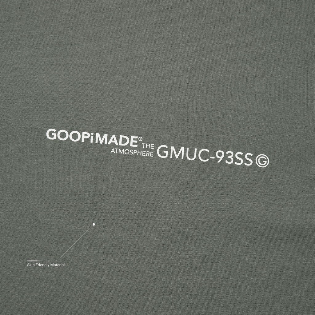 M005-i“Crescent-G”图案 T 恤 #GRAY [GOOPI-24SS-APR-04]