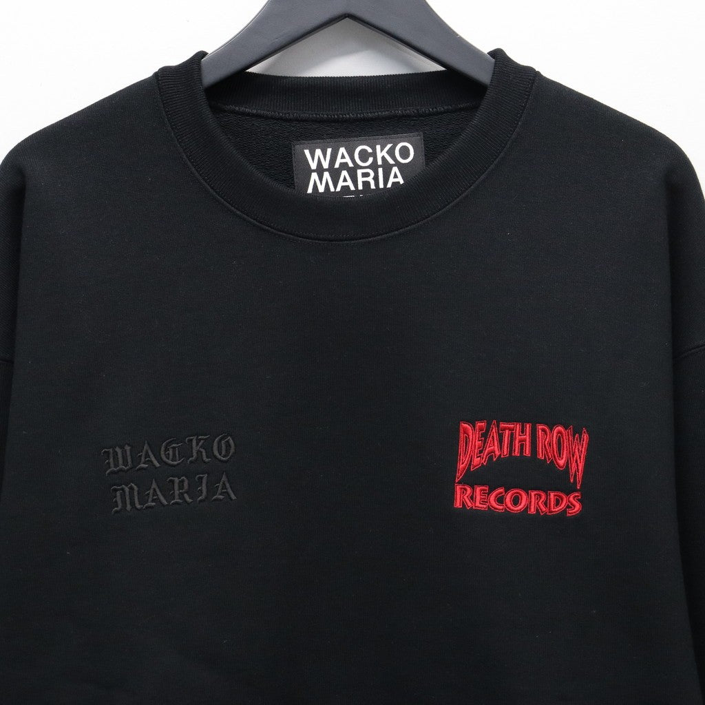 DEATH ROW RECORDS | HEAVY WEIGHT CREW NECK SWEAT SHIRT #BLACK