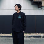 COTTON L/S T-SHIRT_CITY COUNTRY CITY #BLACK [CCC-261T002]