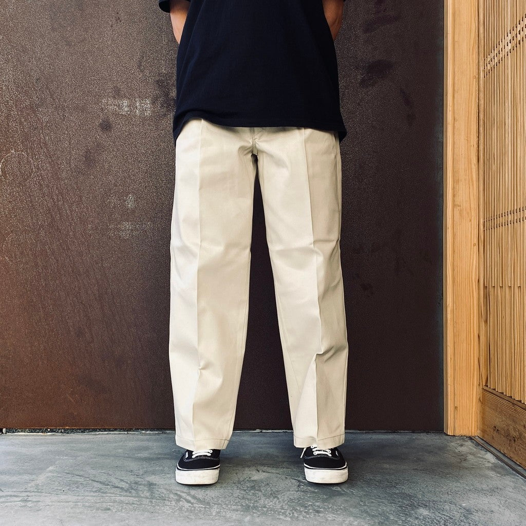 DICKIES | PLEATED TROUSERS #IVORY [26FW-WMP-DC01]
