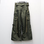 Twist Nylon Cargo Pants (HEAVY NYLON TWILL) #OLIVE [M-P4-PT10]