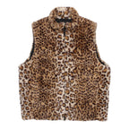 WILD THINGS | LEOPARD FUR HAPPY VEST ( TYPE-1 ) #BEIGE [26FW-WMO-WT05]