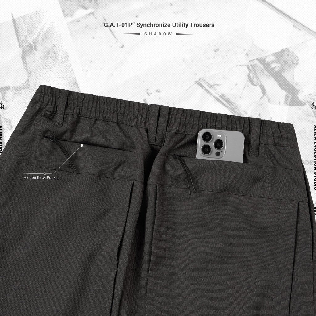 AES | 「G.A.T-01P」 Synchronize Utility Trousers #SHADOW [GOOPI-24AW-SEP-04]