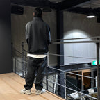 TECH SWEAT STAND ZIP-CARDIGAN #CHARCOAL [BE-54024W]