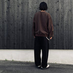 EVD3 Oversized Crewneck #Brown [GOOPI-26AW-SEP-03]